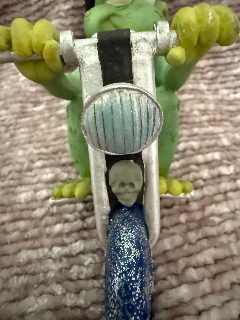 Vintage Holland Studio Sprogz Frogs Biker Motorcycle Frog Figurine 3 1/4